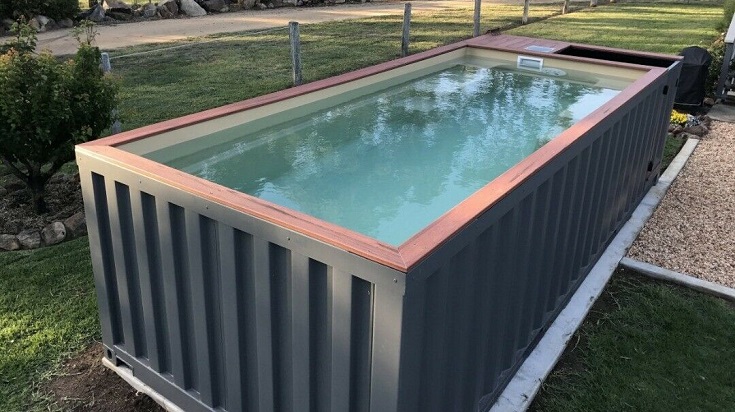 Le coût pour une piscine container
