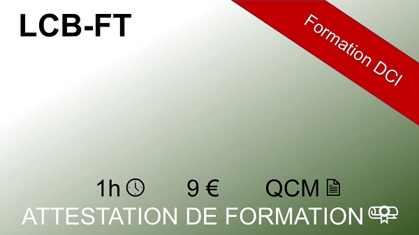 Formation crédit DCI d'1 heure sur LCB-FT