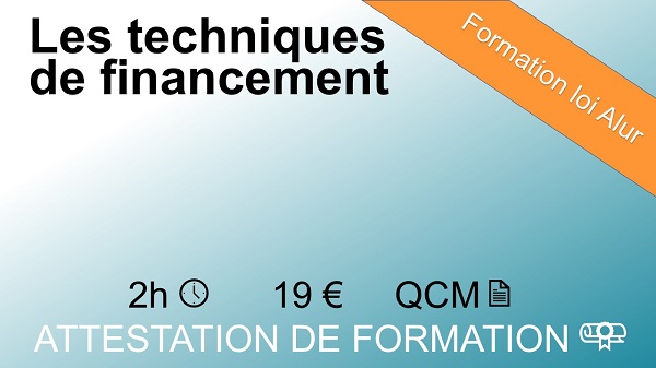 Formation loi Alur de 2 heures sur les techniques de financement