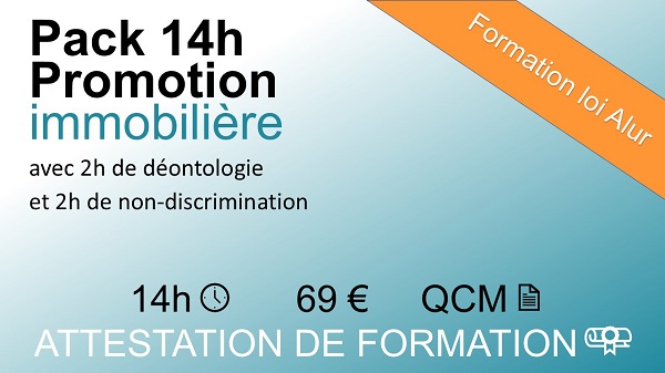 Formation loi Alur de 14 heures sur la promotion immobilière
