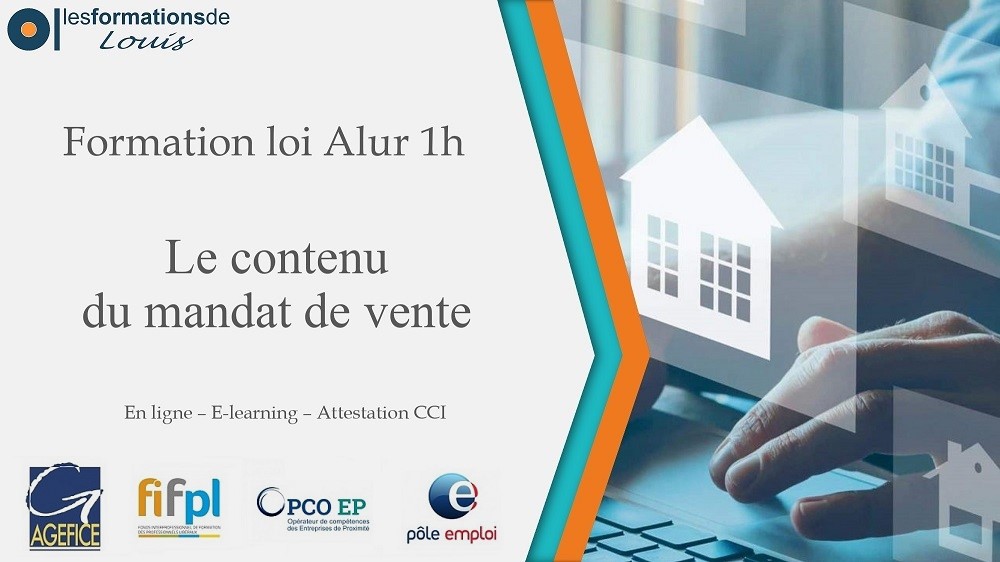 Formation le contenu du mandat de vente - 1h