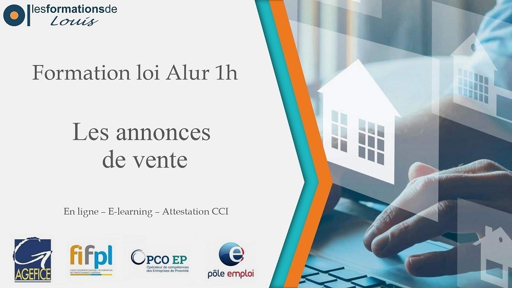 Formation les annonces de vente - 1h