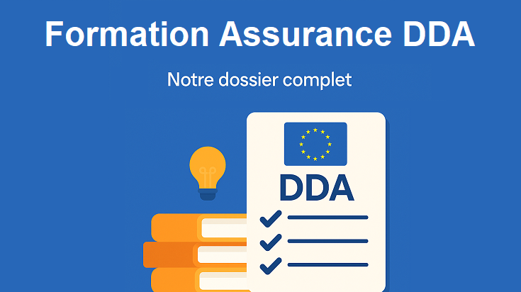 Illustration de la formation Assurance DDA et de la conformité réglementaire.