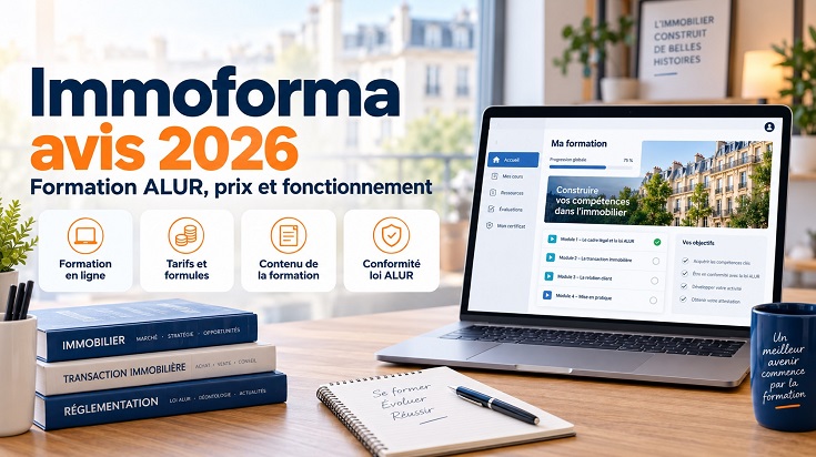 Immoforma avis 2026 sur la formation ALUR, les prix et le fonctionnement