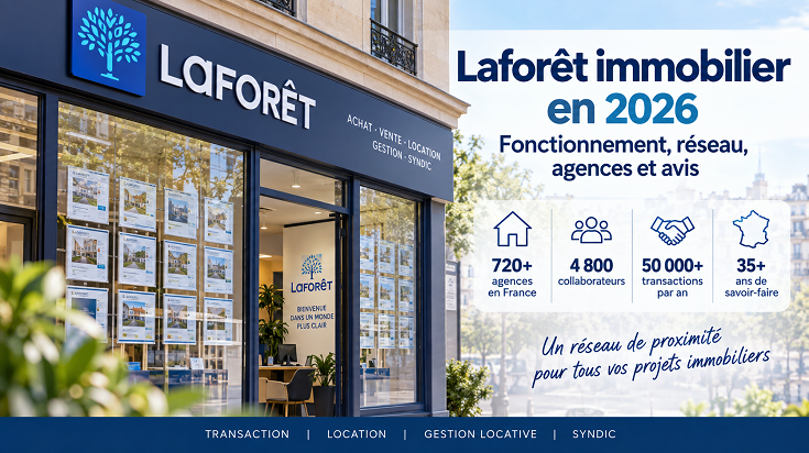 Laforêt immobilier en 2026 : réseau d’agences, franchise et fonctionnement en France